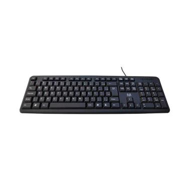 Imagem de Teclado Com Fio Slim Com Cabo De 150cm Preto Tc065