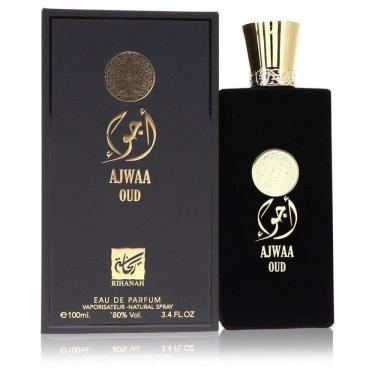 Imagem de Colônia Masculina Ajwaa Oud Rihanah 100 Ml Eau De Parfum