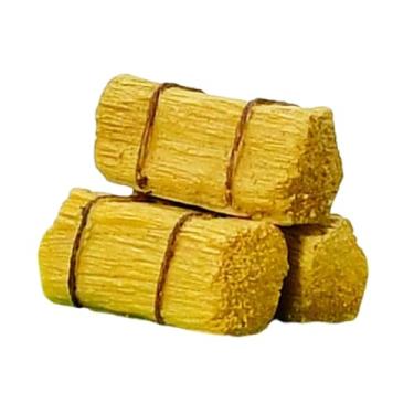 Imagem de YIJU Conjunto de 3 Mini Fardos de Feno para Fotos, Adereços Criativos para Decoração de Casa de Bonecas e Artesanato DIY - Cenas da, Retângulo 5x2.5x2.5cm