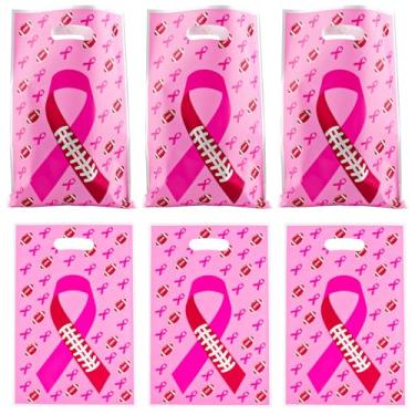 Imagem de AEOKJOSI 30 sacos de plástico para lembrancinhas de festa de futebol - Sacos esportivos com armazenamento de lanches, bolsa de presente de festa para aniversário, festas traseiras, eventos de equipe