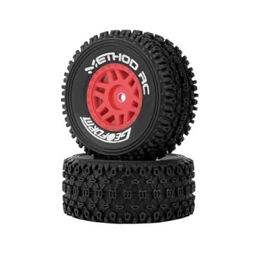 Imagem de METHOD RC 12mm Hex Geoform All-Terrain 1/16th Short Course Tires for ARRMA 1/16 Mojave GROM Red Wheels Upgrades Part (2pcs Glued)