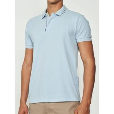 Imagem de Camisa Polo Masculina Colcci Azul Claro-Masculino