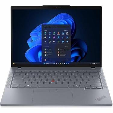 Imagem de Lenovo Notebook ThinkPad T14 Gen 6 21QC001YUS com tela sensível ao toque de 14 polegadas - WUXGA - 60 Hz - Intel Core Ultra 5 225U - 16 GB - SSD de 512 GB - Teclado inglês - cinza