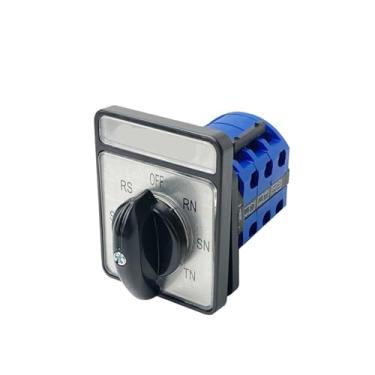 Imagem de Voltímetro elétrico três polos 20A 7 posições interruptor de came rotativo LW26-20YH5/3 CA10