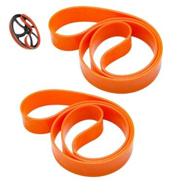 Imagem de Huarntwo Pneus de serra de borracha de uretano 35,5 cm x 2,5 cm x 241,3 cm compatível com Delta 905145, Craftsman 3AD92501, Grizzly G0457/G0555/G0555P, Jet JWBS-14DXPRO/JWBS-14CS/JWBSS. 14OS, potência