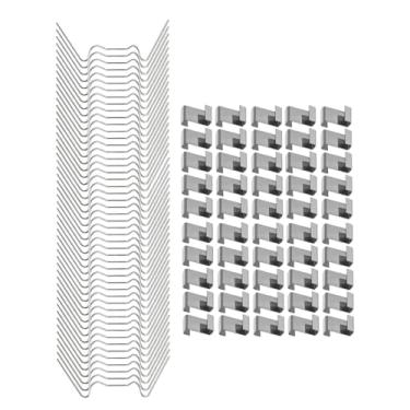 Imagem de RNXRZANK 100 Mini Clips para Estufa, Clips para Vidros de Estufa, Ferramentas de Reparo em aço Inoxidável, Arame de Fixação, Envidraçado para