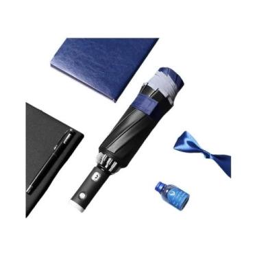 Imagem de Guarda-chuva Dobrável À Prova d'Água Com Proteção UV E Lanterna LED, R