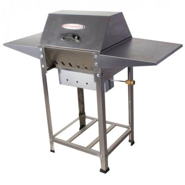 Imagem de Churrasqueira Inox a Bafo e Carvão Itajobi