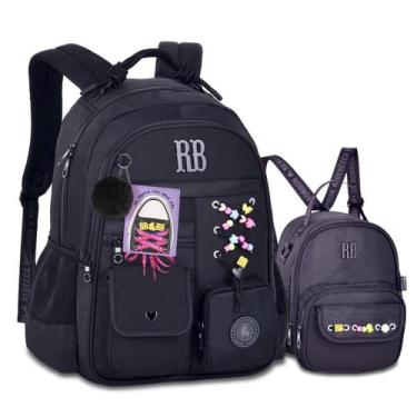 Imagem de Mochila Juvenil com Lancheira Térmica Cadarços Rebecca Bonbon - Clio S