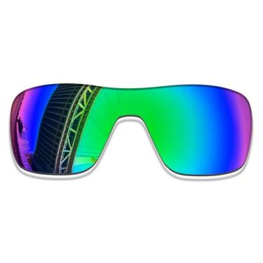 Imagem de LenzProse Lentes de reposição polarizadas de 1,5 mm para óculos de sol Oakley Turbine Rotor OO9307, antiarranhões | Ajuste perfeito