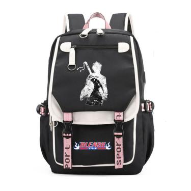 Imagem de Mochila Bleachs Kids School Mochila Oxford impressa em 3D 31x19x46cm