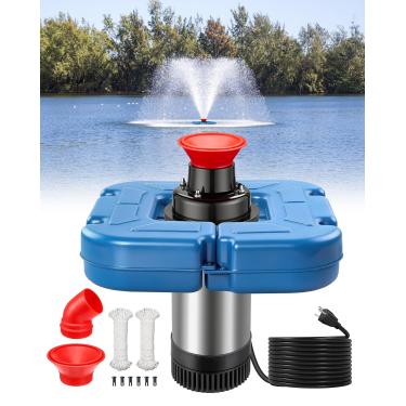 Imagem de SURAIELEC Aerador de fonte de lago, aço inoxidável, UFFP01C