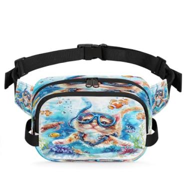 Imagem de Pochete de animais flamingo floresta para mulheres e homens com alça ajustável bolsa de cinto bolsa transversal bolsa de peito bolsa tiracolo bolsa tiracolo bolsa tiracolo, Cor 11