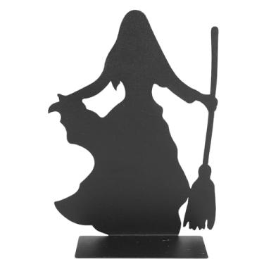 Imagem de SIWOTED Extremidades de livro multiuso requintado design de bruxa em ferro inoxidável decorativo para prateleiras decoração de casa mesa de escritório sala de estar