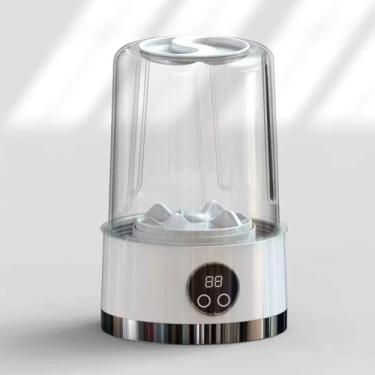 Imagem de Mini Máquina de Lavar Portátil 1000ml – Lavadora Compacta USB para Roupas Íntimas, Meias e calcinha (Cor Aleatória)