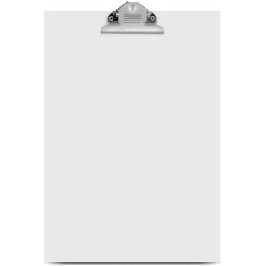 Imagem de Prancheta Duraplac, Cortiarte, 34 cm x 24 cm, Branca, Prendedor, Caixa com 18