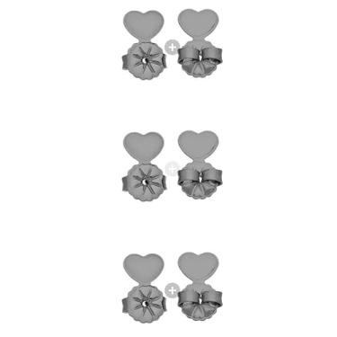 Imagem de Tarraxa Mágica Ear Cuff Orelha Rasgada - kit com 6 peças