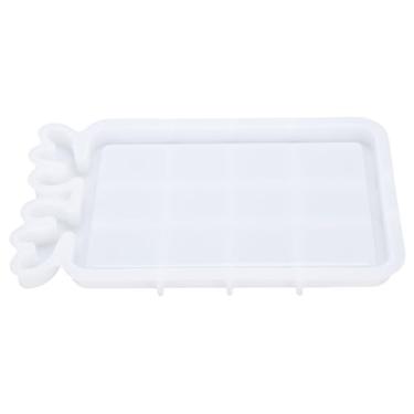 Imagem de Asixxsix Molde de Bandeja de Resina de Chifre de Veado, Molde de Prato de Servir de Silicone para Artesanato Com, Molde Epóxi Reutilizável Flexível para Suporte de Joias DIY, Decoração