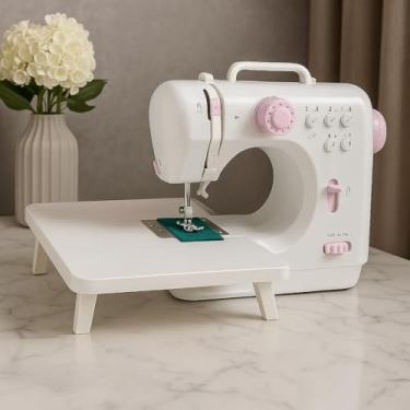 Imagem de Mesa Extensora para Mini Máquina de Costura 12 Pontos – Compatível com LMD-505, Amplia Espaço para Costura Doméstica e Artesanato