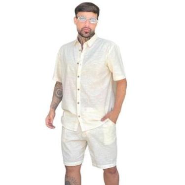 Imagem de Camisa botao linho Manga Curta- Fatal-Masculino