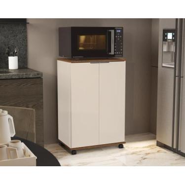 Imagem de Armário Multiuso Pratic Organizador Sapateira 2 portas com rodizíos EN