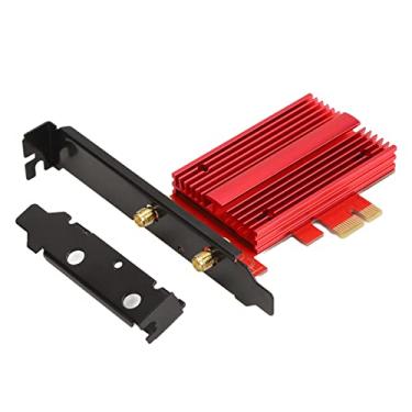 Imagem de Cryfokt Adaptador WiFi 6 6 GHz 5,8 GHz para Desktop Adaptador Sem Fio PCIE de Dissipação Rápida de Calor para 10 Placa Adaptadora de Rede WiFi Compatível Em Liga de Alumínio