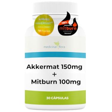 Imagem de Akkermat 150mg + Mitburn 100mg 30 Cápsulas - Com Selo de Autenticidade