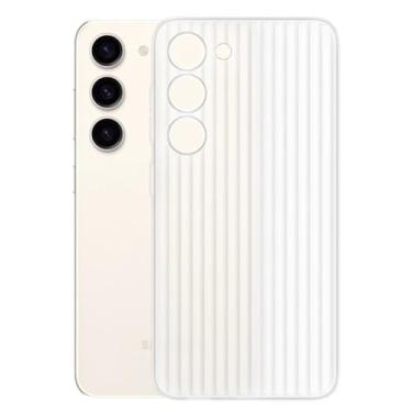 Imagem de Capa rígida de polipropileno transparente fosca ultrafina de luxo para Samsung Galaxy S23 Ultra S24 Plus S24 Ultra, branca, para S23.
