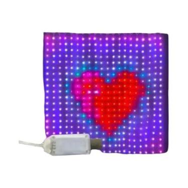 Imagem de Luz De Cortina Inteligente Bluetooth Com 400 LEDs, Controle Por APP, L