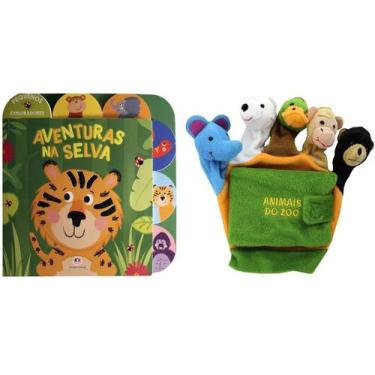 Imagem de Kit de livros infantis Pequenos Exploradores: Aventura na Selva + Luzi