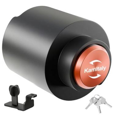 Imagem de A trava de reboque serve para acoplador de 5 cm e 6 cm, travas de engate de reboque anti-roubo de segurança pesada, engate de esfera de aço espesso atualizado para trailer, trailer, barco, veículo