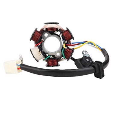 Imagem de POCREATION Magneto de Bobina de Estator de 6 Pólos e 5 Fios para ATV Dirt Pit Bike Go Kart, Bobina de Carregamento de Motor Tipo CDI Com Peça de Reposição de Chicote de Fiação