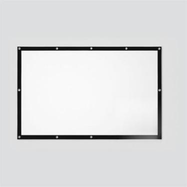 Imagem de Ecrã De ProjeçãO RetráTil PortáTil DobráVel, Tela Mate, Alta DefiniçãO(200-140x330CM)