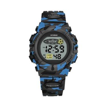 Imagem de Relógio Digital Esportivo À Prova D'Água Para Crianças SYNOKE, Relógio