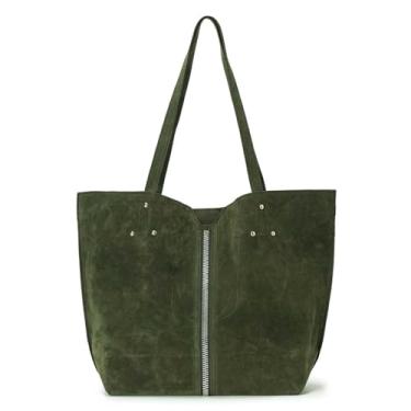 Imagem de ACUARIO Bolsa feminina para trabalho, bolsa acolchoada para viagem e academia, Verde escuro, Large