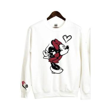 Imagem de Moletom Unissex Disney Mickey Minnie Dia Dos Namorados Casal Combinand