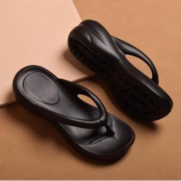 Imagem de Chinelo Feminino Anabela EM EVA Ortopédico Anatomica Super Leve e Conf