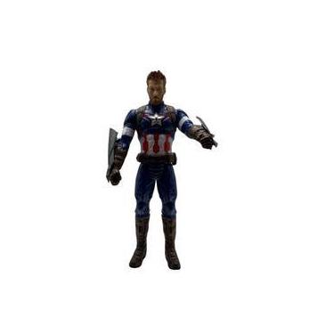 Imagem de Figura Articulada Capitão América 30 cm  Super Herói Marvel para Crian