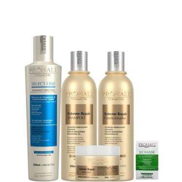 Imagem de Prohall Kit Progressiva 300ml e Kit Manutenção Pós Química