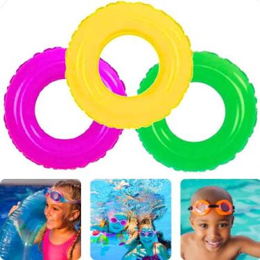 Imagem de Boia Inflável Infantil Criança Adulto Circular Decoração Pool Party Pr