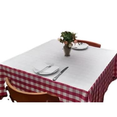 Imagem de Papel toalha mesa parafinado descartavael restaurane 80x120 - Mamedes