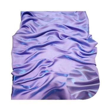 Imagem de Tecido De Cetim Mercerizado Bicolor 100x150cm Para Costura De Saias, V