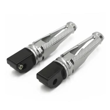 Imagem de Anti-derrapante Pedal De Apoio Para Os Pés Traseiro Para S1000RR S1000R S1000XR HP4 Pé Do Passageiro Atrás Descanso Para(Titanium)