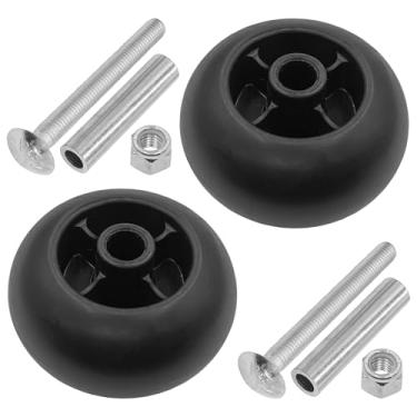 Imagem de Caltric Roda anticouro cabeludo de 132 cm compatível com Hustler Raptor Flip-Up/Super S 602263 602345 x2