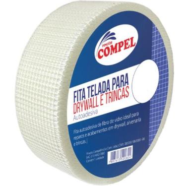 Imagem de Fita telada para drywall 50 mm x 45 m - 1.2059 - Compel