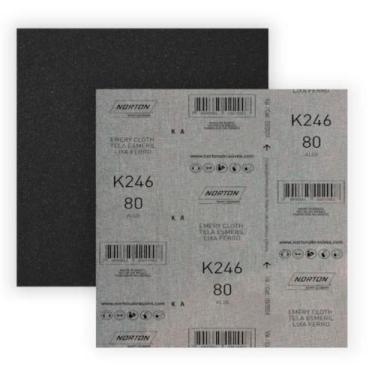 Imagem de Folha Lixa Para Ferro Grão 80 225X275mm K 246 Norton
