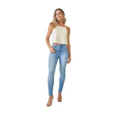 Imagem de CALÇA JEANS SKINNY FEMININA DOCE TRAMA REF:104849-Feminino
