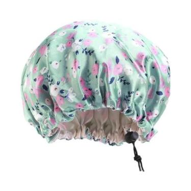 Imagem de Touca De Cetim Ajustável Para Crianças, Dupla Camada, Boné De Dormir P