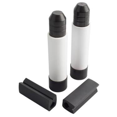 Imagem de Protetor de popa marítimo para barco com travas de parada de direção do motor para motor de popa Yamaha Mercury Johnson Evinrude com 2 ou 3 motores de inclinação Ram borracha preta