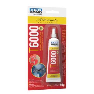 Imagem de Cola T6000 Adesivo para Artesanato e Bijouterias Tekbond 60g